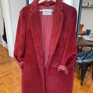 Aritzia-Babaton Alpaca Fur Stedman Coat